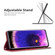 OPPO Find X5 Prismatic Invisible Magnetic Leather Phone Case - Red