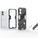 OPPO A17 4G Global Punk Armor 2 in 1 PC + TPU Shockproof Phone Case with Holder - White