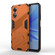 OPPO A17 4G Global Punk Armor 2 in 1 PC + TPU Shockproof Phone Case with Holder - Orange