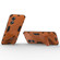 OPPO A17 4G Global Punk Armor 2 in 1 PC + TPU Shockproof Phone Case with Holder - Orange
