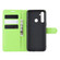OPPO Realme C3  - 3 Cameras Litchi Texture Horizontal Flip Protective Case with Holder & Card Slots & Wallet - Green