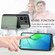 OPPO Reno 8 Pro Carbon Fiber Magnetic Card Bag Phone Case - Green