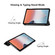 OPPO Pad Air ENKAY Tri-fold Custer Texture Leather Smart Tablet Case - Grey