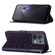 OPPO Reno8 Embossed Butterfly Flip Leather Phone Case - Dark Purple