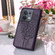 OPPO Reno8 Embossed Butterfly Flip Leather Phone Case - Dark Purple