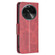 OPPO Find X6 5G Lambskin Texture Leather Phone Case - Red