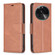 OPPO Find X6 5G Lambskin Texture Leather Phone Case - Brown