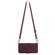 OPPO A78 / A58 Crossbody 3D Embossed Flip Leather Phone Case - Wine Red