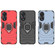 OPPO A58 5G Magnetic Ring Holder PC + TPU Phone Case - Navy Blue
