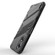 OPPO A17 4G Global Punk Armor 2 in 1 PC + TPU Shockproof Phone Case with Holder - Black