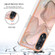 OPPO Reno 8T 4G Electroplating Marble Dual-side IMD Phone Case - Rose Gold 015