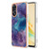 OPPO Reno 8T 4G Electroplating Marble Dual-side IMD Phone Case - Purple 016