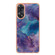 OPPO Reno 8T 4G Electroplating Marble Dual-side IMD Phone Case - Purple 016