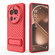 OPPO Find X6 Pro 5G Wavy Texture TPU Phone Case with Lens Film - Red
