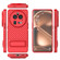 OPPO Find X6 Pro 5G Wavy Texture TPU Phone Case with Lens Film - Red