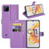 OPPO Realme C11 2021 Litchi Texture Horizontal Flip Protective Case with Holder & Card Slots & Wallet - Purple