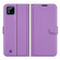 OPPO Realme C11 2021 Litchi Texture Horizontal Flip Protective Case with Holder & Card Slots & Wallet - Purple