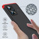 OPPO Realme 9 Pro+ GKK Three Stage Splicing Full Coverage PC Case - Black Red