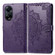OPPO A 98 Mandala Flower Embossed Leather Phone Case - Purple