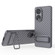 OPPO Reno8 T 5G Wavy Texture TPU Phone Case with Lens Film - Grey