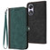 OPPO A58 4G Side Buckle Double Fold Hand Strap Leather Phone Case - Dark Green
