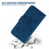 OPPO A98 5G / F23 5G India Butterfly Rose Embossed Leather Phone Case - Blue