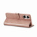OPPO A17 LC.IMEEKE Calf Texture Leather Phone Case - Rose Gold