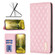 OPPO A58 4G / A98 5G Diamond Lattice Magnetic Leather Flip Phone Case - Pink