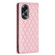 OPPO A58 4G / A98 5G Diamond Lattice Magnetic Leather Flip Phone Case - Pink