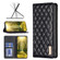 OPPO A58 4G / A98 5G Diamond Lattice Magnetic Leather Flip Phone Case - Black