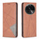 OPPO Find X6 5G Prismatic Invisible Magnetic Leather Phone Case - Brown