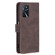 OPPO A16/ A16s/ A54s/ A55 5G/ A53s 5G Magnetic Clasp RFID Blocking Anti-Theft Leather Case with Holder & Card Slots & Wallet - Brown