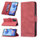 OPPO A16/ A16s/ A54s/ A55 5G/ A53s 5G Magnetic Clasp RFID Blocking Anti-Theft Leather Case with Holder & Card Slots & Wallet - Red
