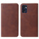 OPPO Reno7 5G Global / Find X5 Lite Magnetic Closure Leather Phone Case - Brown