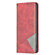 OPPO A38 4G Prismatic Invisible Magnetic Leather Phone Case - Red