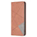OPPO A38 4G Prismatic Invisible Magnetic Leather Phone Case - Brown