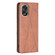 OPPO A38 4G Prismatic Invisible Magnetic Leather Phone Case - Brown