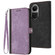 OPPO Reno10 5G / Reno10 Pro 5G Global Side Buckle Double Fold Hand Strap Leather Phone Case - Purple