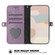 OPPO Reno10 5G / Reno10 Pro 5G Global Side Buckle Double Fold Hand Strap Leather Phone Case - Purple