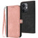 OPPO K11 Side Buckle Double Fold Hand Strap Leather Phone Case - Pink