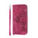 OPPO Reno10 Pro+ 5G Skin-feel Flowers Embossed Wallet Leather Phone Case - Wine Red
