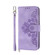 OPPO A78 5G Global/A58x Global/A1x 5G Skin-feel Flowers Embossed Wallet Leather Phone Case - Purple
