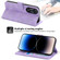OPPO A78 5G Global/A58x Global/A1x 5G Skin-feel Flowers Embossed Wallet Leather Phone Case - Purple