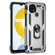OPPO Realme C21 Shockproof TPU + PC Protective Case with 360 Degree Rotating Holder - Silver