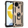 OPPO Realme C21 Shockproof TPU + PC Protective Case with 360 Degree Rotating Holder - Gold