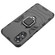 OPPO A17 Magnetic Ring Holder PC + TPU Phone Case - Black