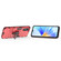 OPPO A17 Magnetic Ring Holder PC + TPU Phone Case - Red
