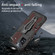 OPPO A57 4G Armor Warrior Shockproof PC + TPU Phone Case - Brown