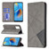 OPPO A74 4G / F19 4G Rhombus Texture Horizontal Flip Magnetic Leather Case with Holder & Card Slots - Grey