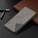 OPPO A74 4G / F19 4G Rhombus Texture Horizontal Flip Magnetic Leather Case with Holder & Card Slots - Grey